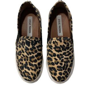 Steve Madden | Women’s Leopard Animal Print Safari Fashion Sneakers Shoes size 6